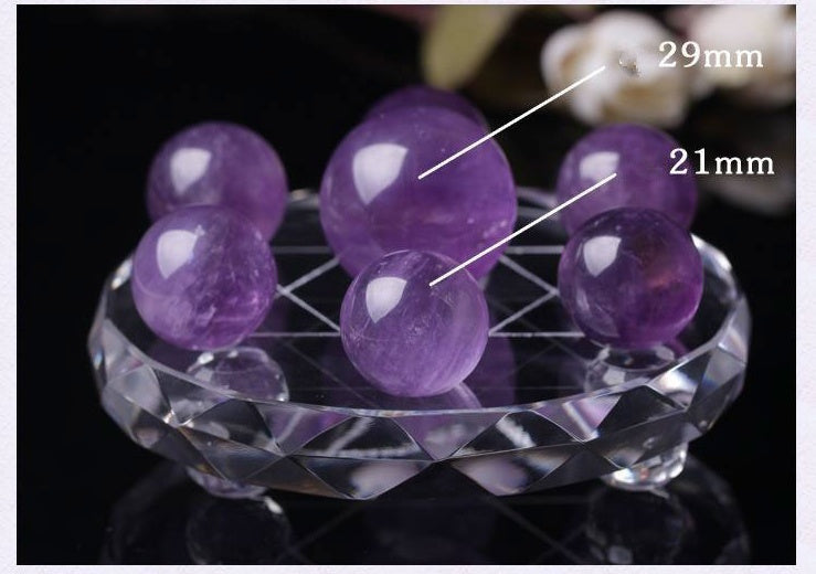 Natural Amethyst Seven-Star Array Natural Amethyst Ball Amethyst Seven-Star Array Crystal Ball Decoration