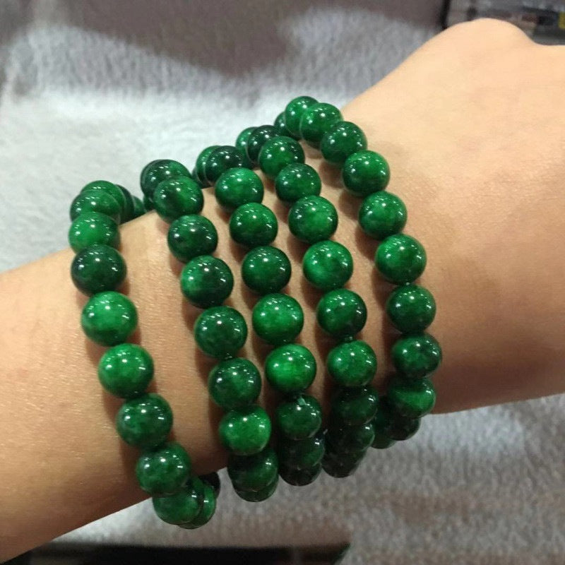 Dry Green Jade Bracelet