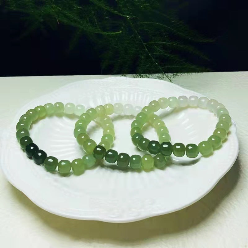 Clear Water Natural and Highly Treasured Xinjiang Hetian\Hotan Jade Bracelet