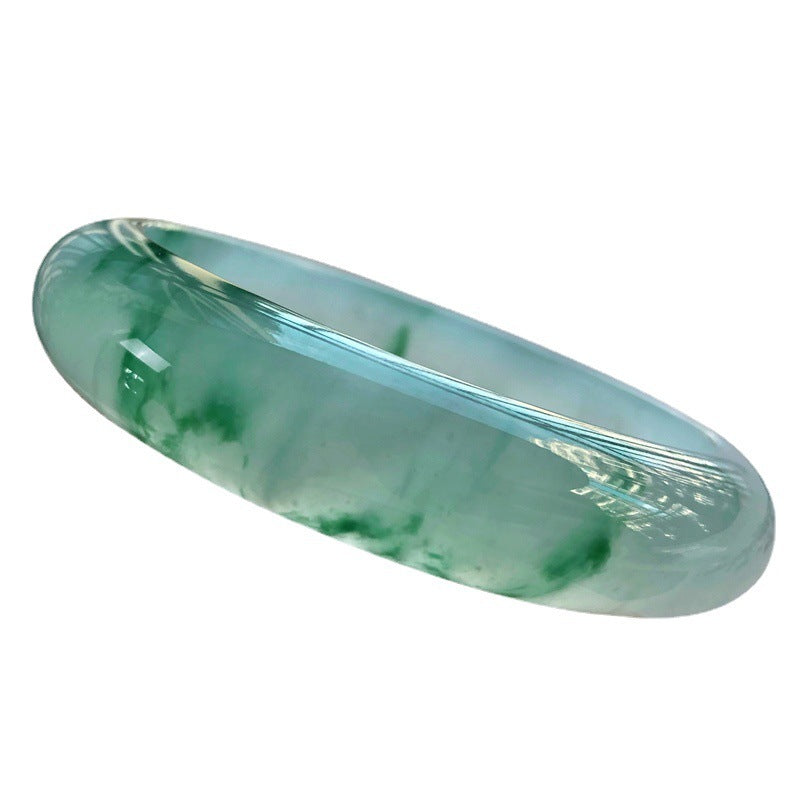 Burmese Ice Jade Bracelet