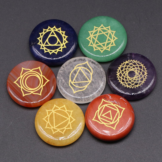 Seven Chakra Natural Stone Set