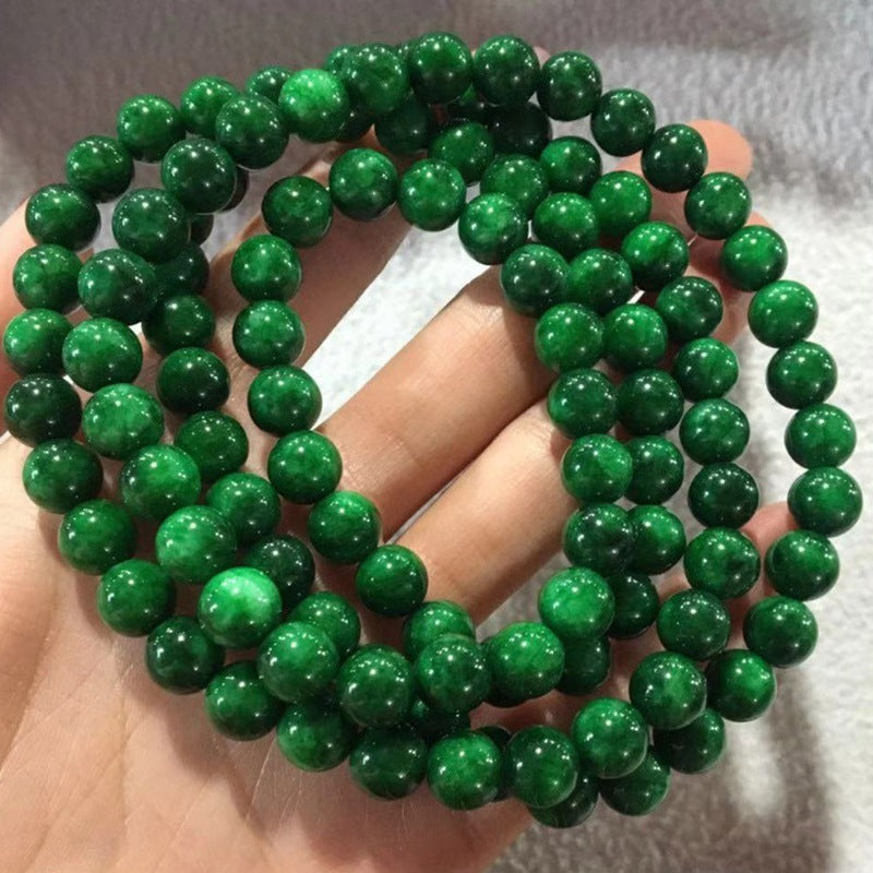 Dry Green Jade Bracelet