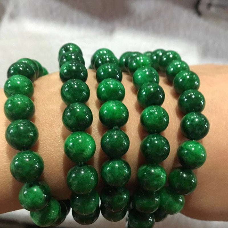 Dry Green Jade Bracelet