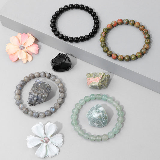 Natural Semi-Precious Gemstone Bracelets