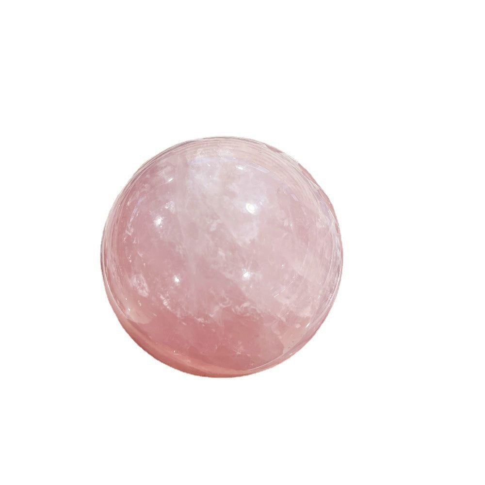 Natural Rose Quartz Crystal Ball