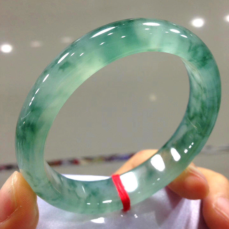 Burmese Ice Jade Bracelet