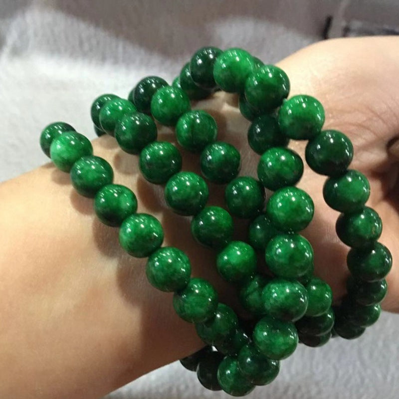 Dry Green Jade Bracelet